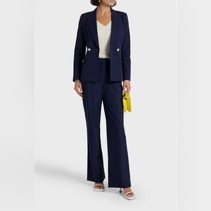DEREK LAM 10 CROSBY
Cerys double-breasted cotton-blend twill blazer size 14 new